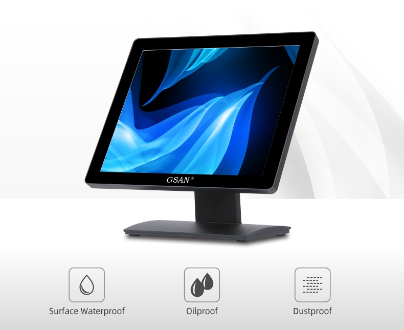 Características del monitor táctil