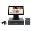 Terminal del sistema de la caja registradora de la caja registradora del conjunto completo del conjunto del conjunto del conjunto de ventas de Windows POS