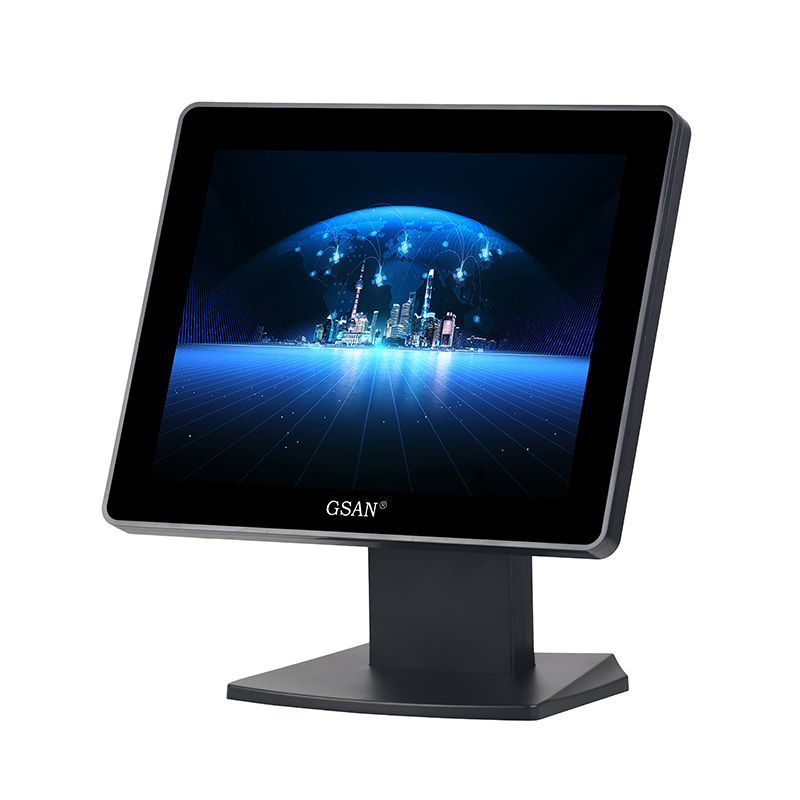 Pantalla plana GS-1010 Monitor táctil de 10.4 pulgadas Sistema POS Monitor de pantalla táctil capacitiva