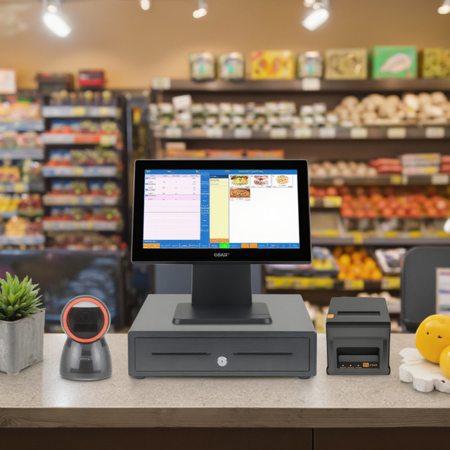 Terminal del sistema de la caja registradora de la caja registradora del conjunto completo del conjunto del conjunto del conjunto de ventas de Windows POS