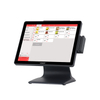 Caja registradora de escritorio con sistema POS de pantalla táctil capacitiva GS-A3 de 15 pulgadas