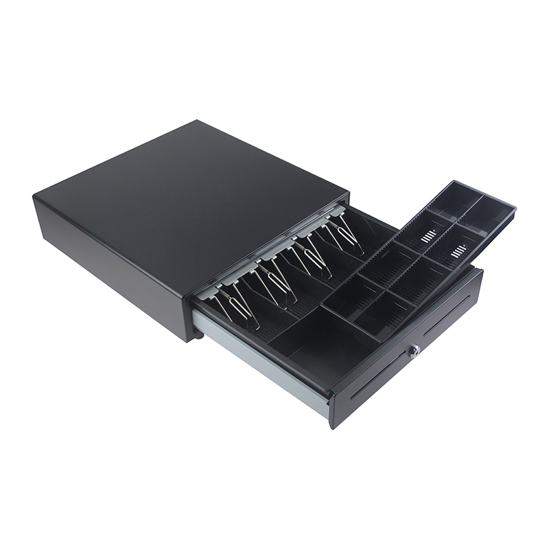 GS-405D 4B8C Square POS Register cajón para supermercado para supermercado