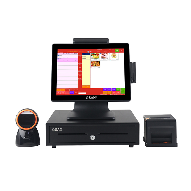 GS-A2 Cash Registro Touch POS Sistema Terminal Todo en una máquina