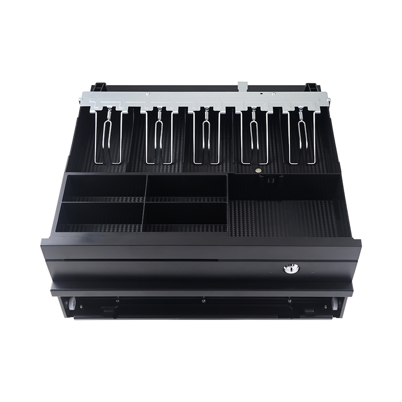 GS-4042 Hot Mini Metal Money Box Cajón de efectivo electrónico RJ11 para Sistema POS