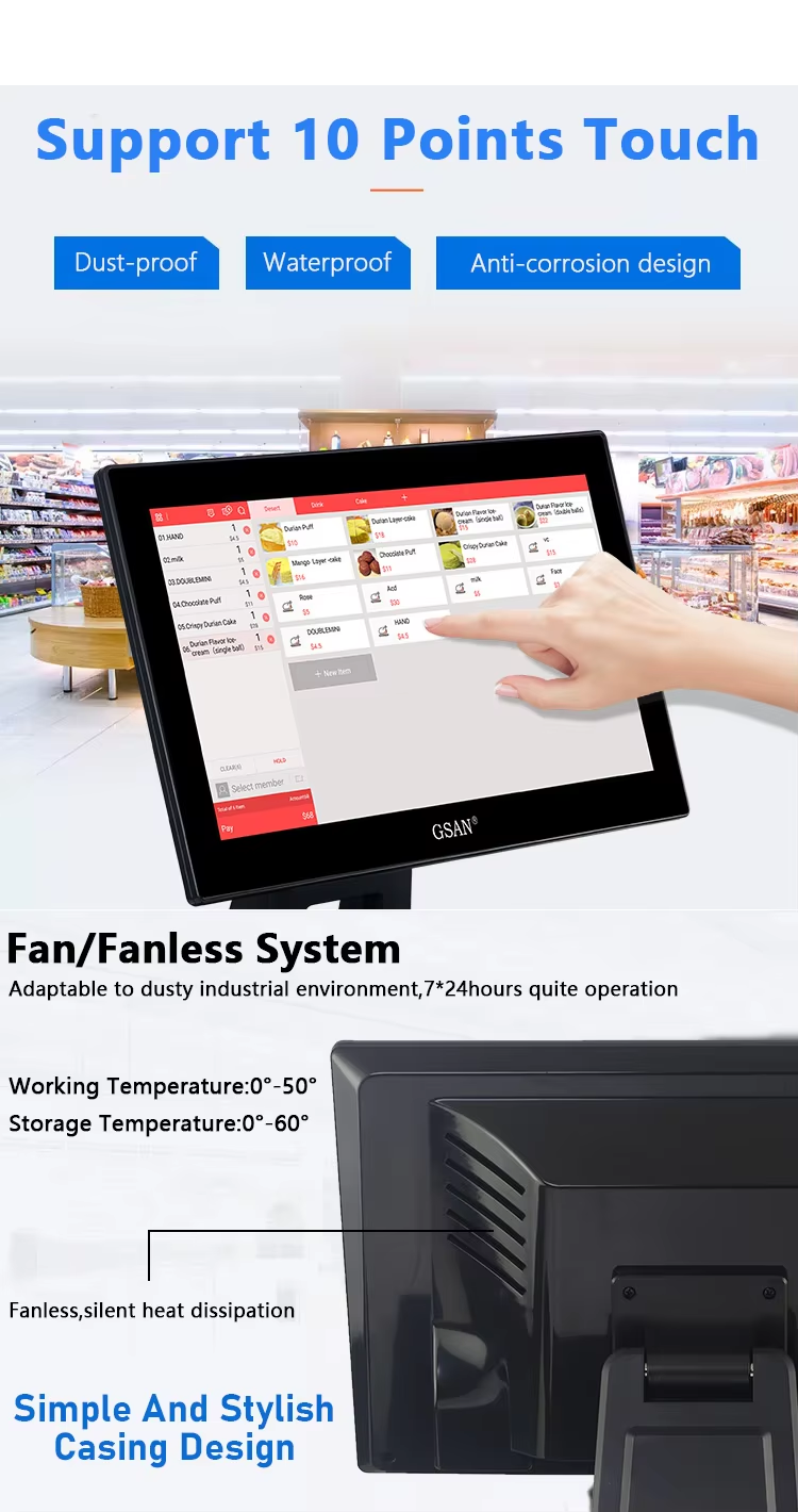 de 10 puntos Capacitive Capacitive Screen System, 