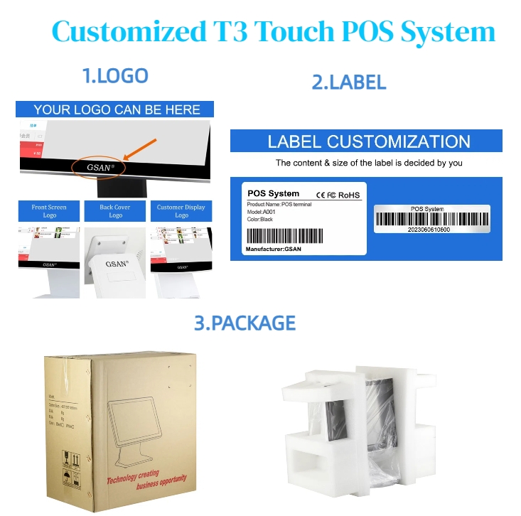 Sistema T3 POS personalizado