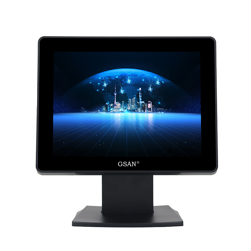 Pantalla plana GS-1010 Monitor táctil de 10.4 pulgadas Sistema POS Monitor de pantalla táctil capacitiva