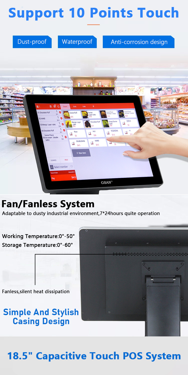 Support 10 Puntos Touch POS Sistema 