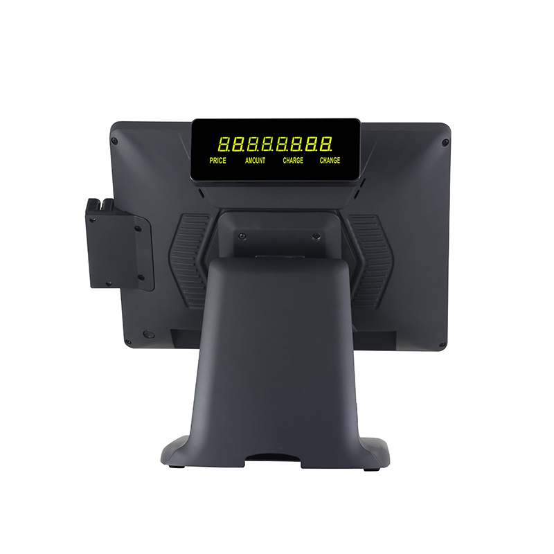 Caja registradora de escritorio con sistema POS de pantalla táctil capacitiva GS-A3 de 15 pulgadas