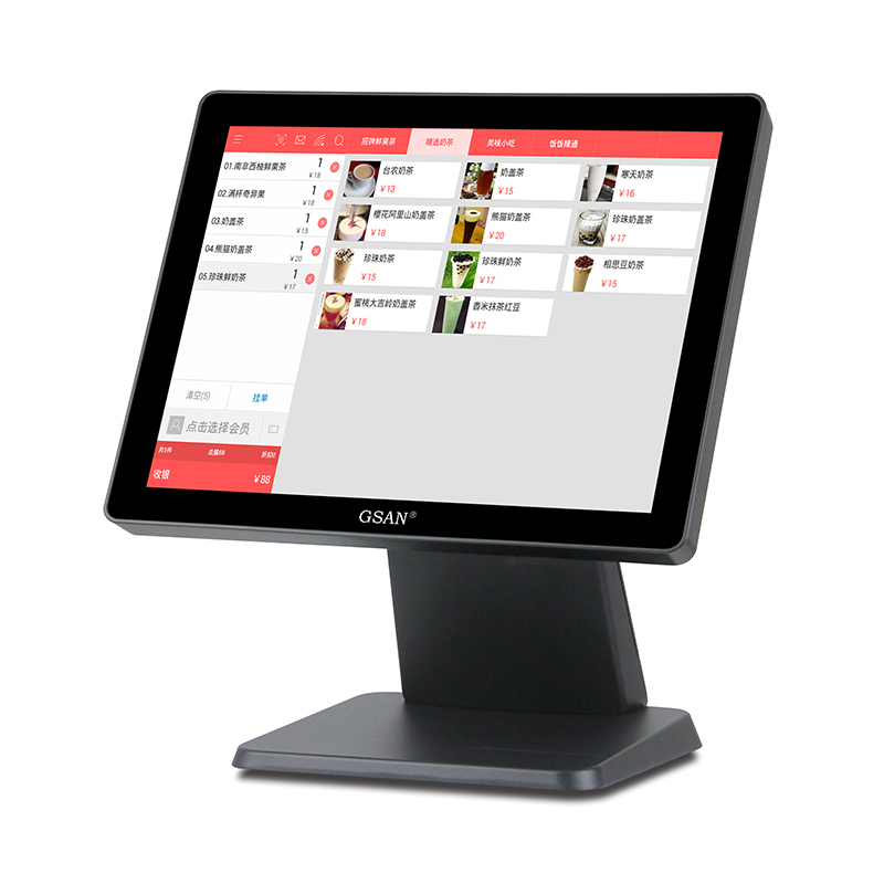 GS-3021 15 '' Eficiencia Terminal Terminal Touch POS Hardware para el comercio minorista