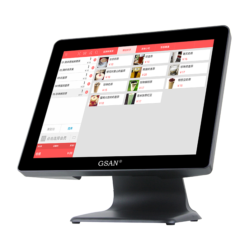 GS-3068 Mayorista Touch 17 '' Equipo de cajero Sistema moderno de POS digital