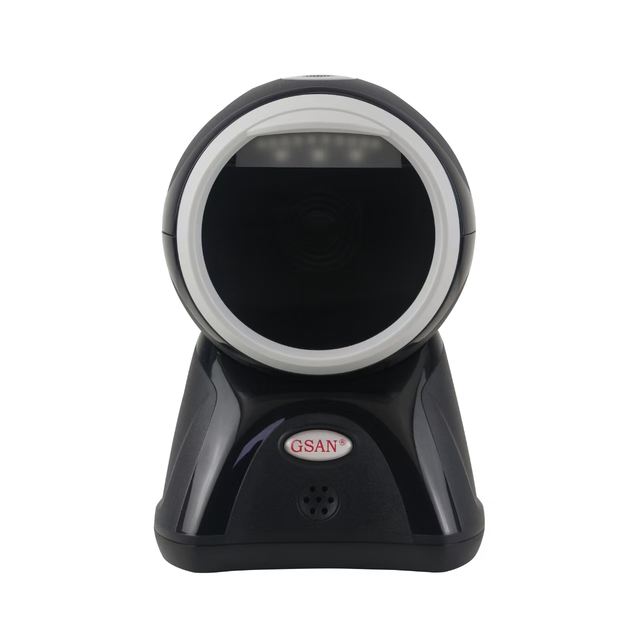 Accesorios POS GS-A80 Omnidireccional Desktop QR Code Reader Barcode Scanner