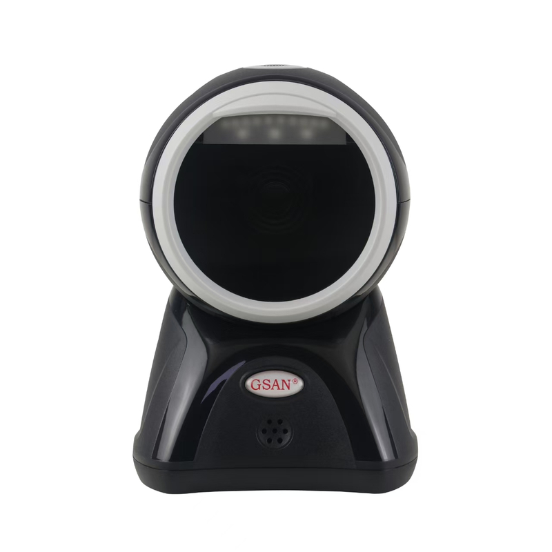 Accesorios POS GS-A80 Omnidireccional Desktop QR Code Reader Barcode Scanner