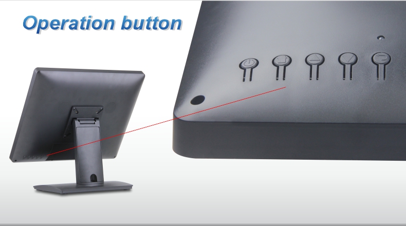 Botón opcional de monitor táctil