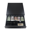 GS-4042 Hot Mini Metal Money Box Cajón de efectivo electrónico RJ11 para Sistema POS