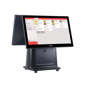 GS-3063 Sistema de Windows Terminal de doble pantalla Hardware POS para restaurante