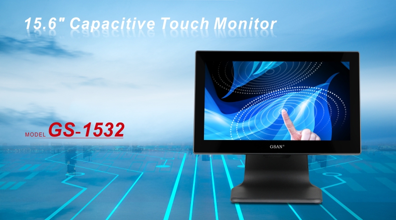 15.6 '' Monitor táctil capacitivo