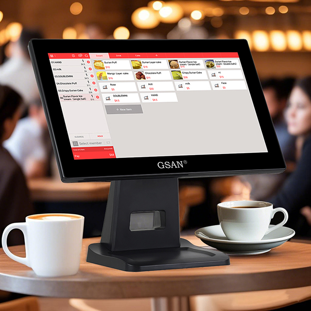 GS-A4 15.6 '' Capacitive Touch Screen Restaurant System System System Terminal 