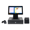 Terminal del sistema de la caja registradora de la caja registradora del conjunto completo del conjunto del conjunto del conjunto de ventas de Windows POS