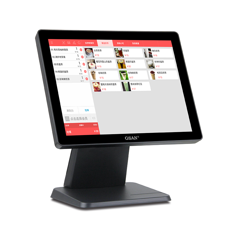 GS-3021 15 '' Eficiencia Terminal Terminal Touch POS Hardware para el comercio minorista