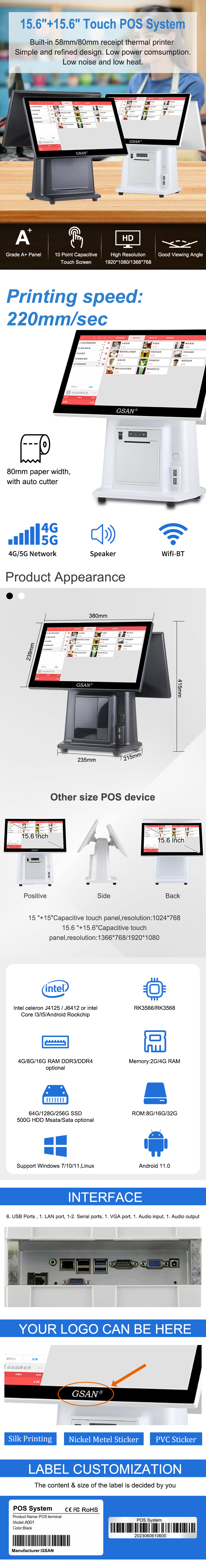 3061 Detalles del sistema POS