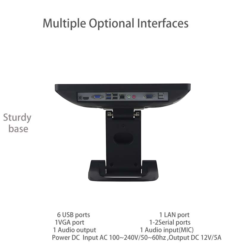 Interfaz opcional del hardware del sistema de punto de venta.