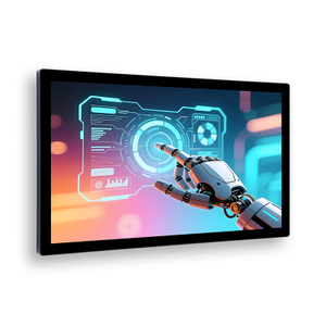 GS-Q3 Panel HD de pantalla táctil montado en la pared para PC industrial todo en uno táctil de 21,5 pulgadas KDS