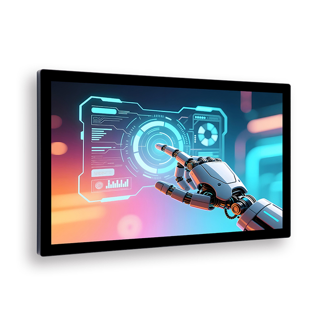 Pantalla de panel HD con pantalla táctil montada en la pared para PC industrial táctil todo en uno GS-Q3 de 21,5 pulgadas