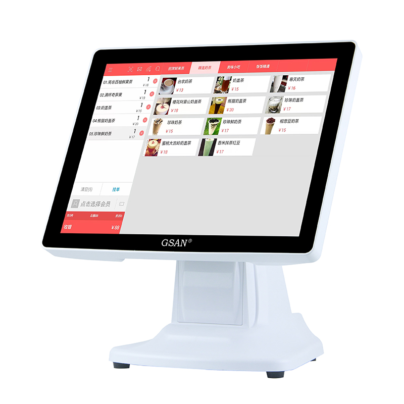 GS-3021 Todos en una pantalla táctil Cash Registion System System Terminal para hotel